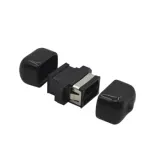 12/24 Core MTP MPO Simplex Fiber Optic Adapter UL94-V0 Flame Retardant Low Loss Keyway Bul