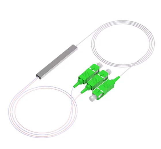 1x2 1x4 1x8 1x16 SC UPC Mini PLC Optic Beam Splitter Single Mode with SC UPC Connector
