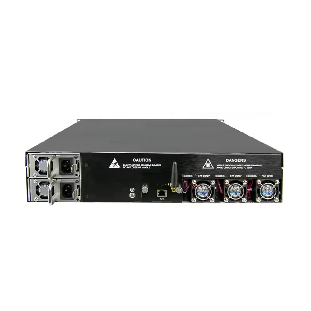Fiber Optical Amplifier 2U 32 Puertos High Power EDFA 32*16dBm - 32*23dBm 32 Ports 1550nm PON CATV EDFA-boxintelecom