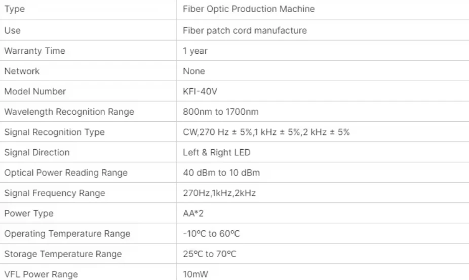 FTTH Accessories Optical Fiber Identifier OFI Fiber Optic Tools and Equipment