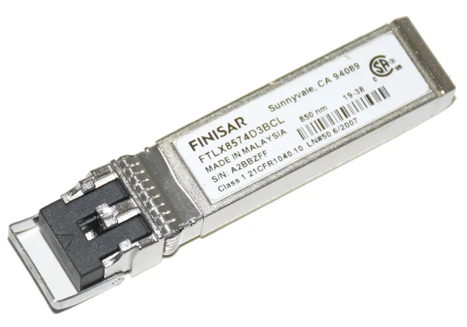 FTLX8574D3BCL SFP+ Transceiver Module 10Gbps 850nm 300m Multimode LC Duplex with DOM for Data Center & Enterprise Network