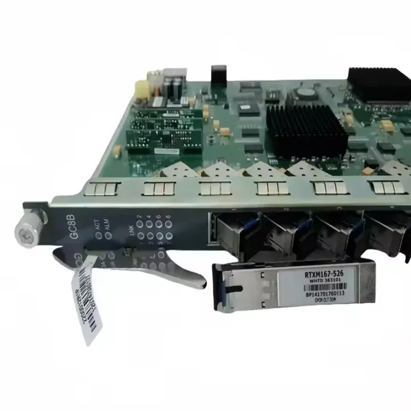Fiber GC8B 8-Port GPON Interface Board with 8 SFP Modules 5G Network Compatibility for AN5516-01 AN5516-04 AN5516-06 OLT FTTH-boxintelecom