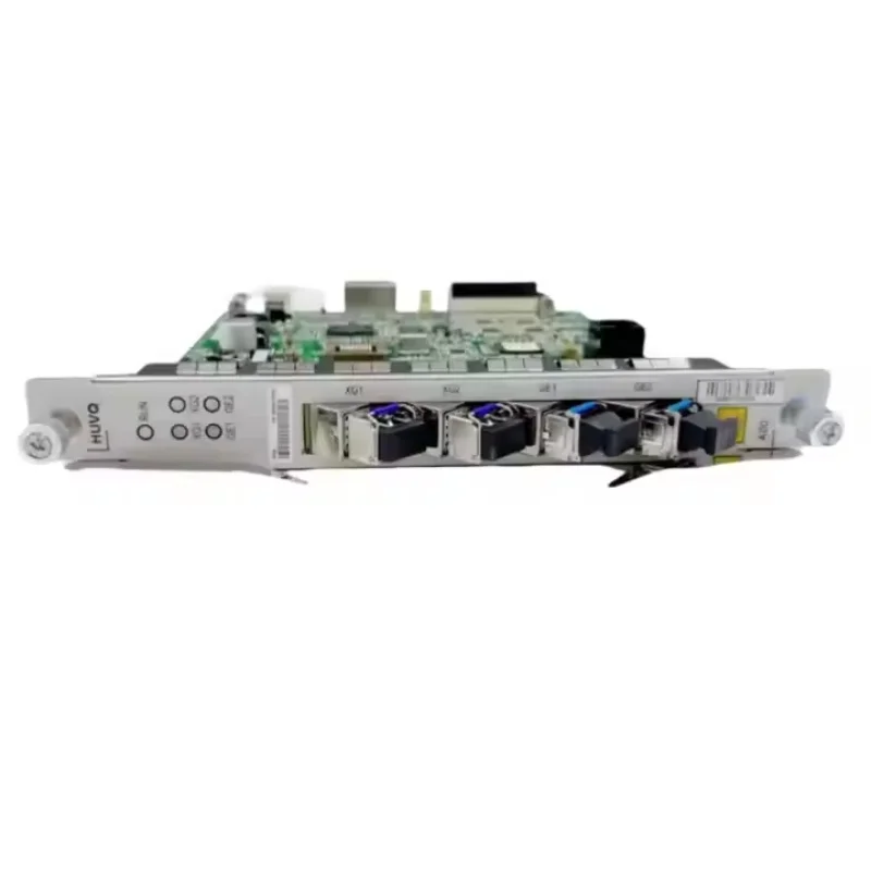 Original HUVQ 10G Uplink Board with 4 Ports 2 PCS 10G and 2 PCS 1.25G Optical SFP Modules for 5G FTTH Gpon OLT C300 C350-boxintelecom