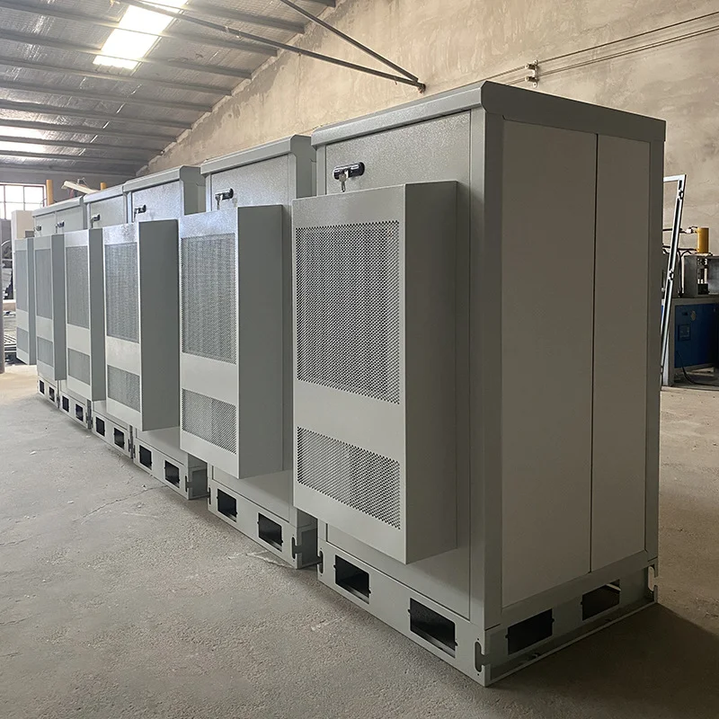 RH Customized Logo Integrated Outdoor Aluminum Cabinet IP55 Enclosure 5G Base Station Communication Power Equipment Metal Steel-boxintelecom