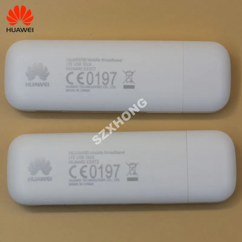 Unlocked 4G LTE Wifi Modem with Antenna for Huawei E3372h-320 Wifi Modem E3372-320 Mobile Phone Accessories Usb Wireless White