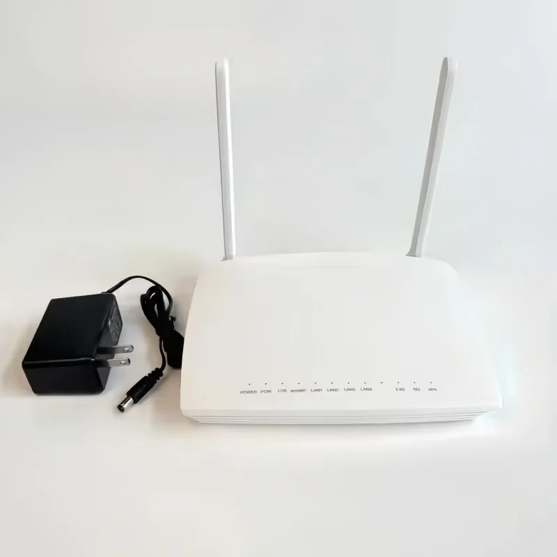 ZT Spering F668V ONU ONT Xpon 4GE+1POTS+2USB+CATV+WiFi 2.4G/5G 5dBi Dual Band DC Power 9 Lights Modem FTTH 1 Year-boxintelecom