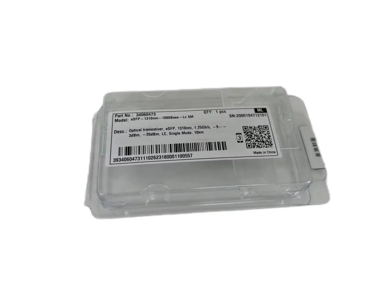 Factory Cheap Price Optical Transceivers Module 1.25G 1310NM 10KM SM ESFP MXPD 243S SFP for WiFi Network 3