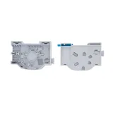 FTTH DIN Rail Mounted Fiber Optic Terminal Box ABS Plastic Indoor White Enclosure with SC/