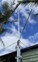 VHF/UHF 136-174MHz 4.5dBi Omni Outdoor Fiberglass Base Station Antenna for Professional Wi