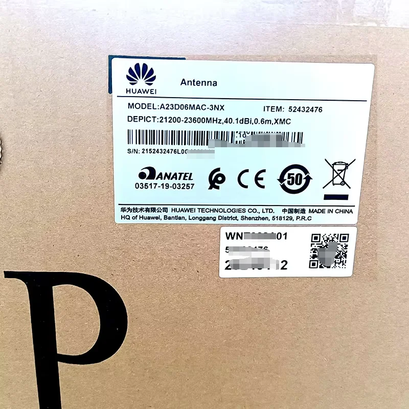 23G Direct Mount Dual Polarization Separate A23D06MAC-3NX 52432476 for HUAWEI Microwave An