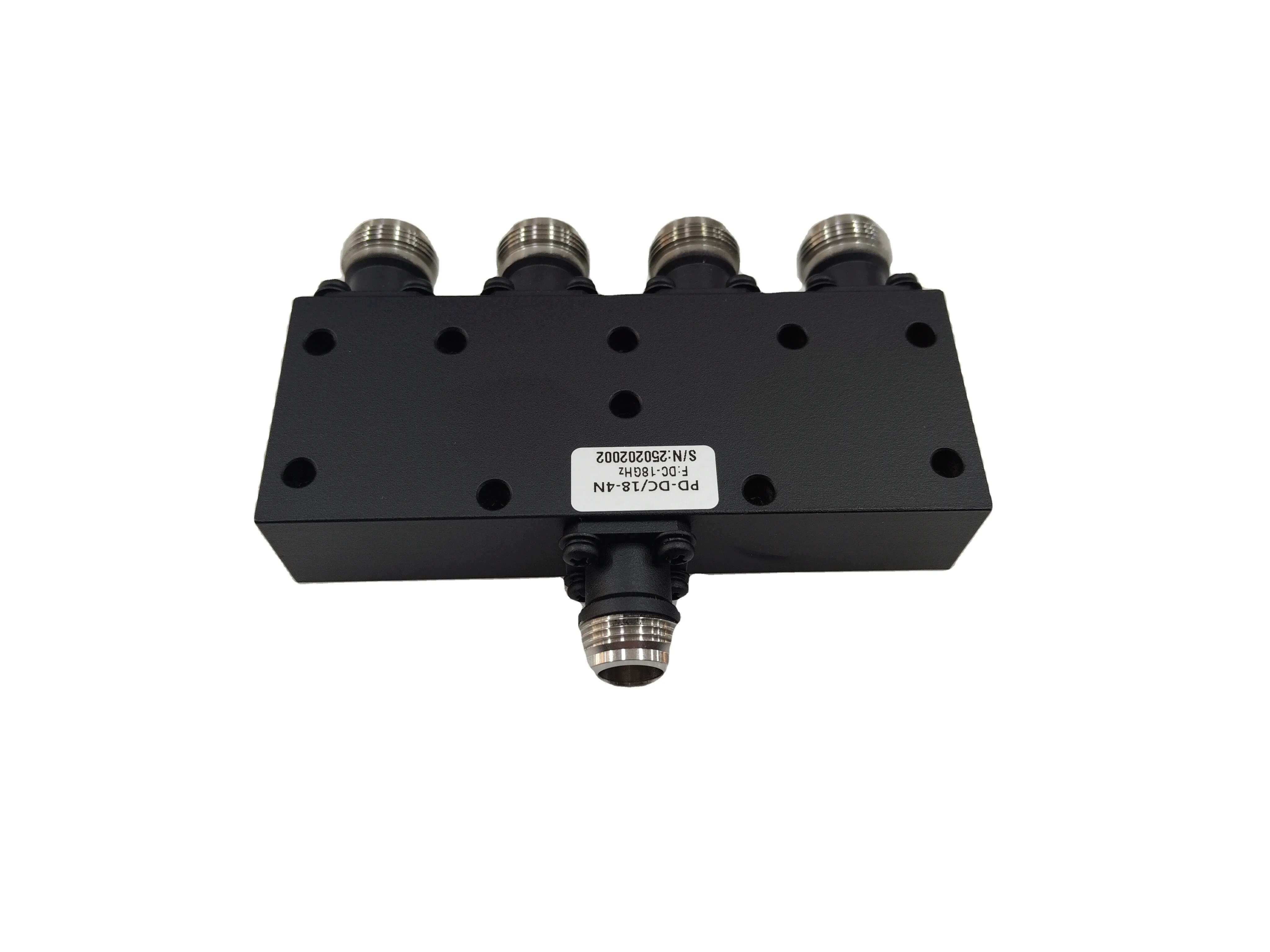 Ku Band RF 4 Way Power Divider DC-18GHz 4 Way Wilkinson Power Splitter
