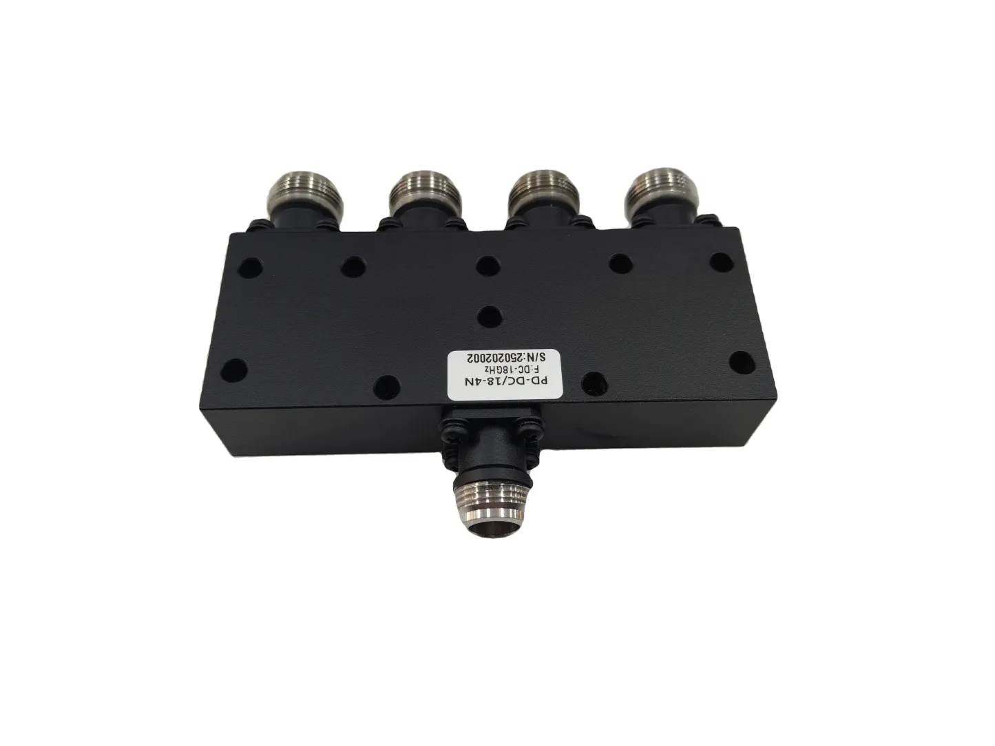 Ku Band RF 4 Way Power Divider DC-18GHz 4 Way Wilkinson Power Splitter