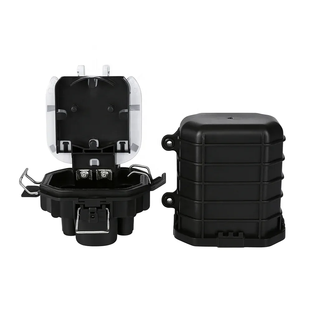 Mini Dome Fiber Optic Splice Closure FTTH WiFi 4G Enabled 1 Oval 3 Ports 48 Cores IP68