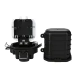Mini Dome Fiber Optic Splice Closure FTTH WiFi 4G Enabled 1 Oval 3 Ports 48 Cores IP68 Wat