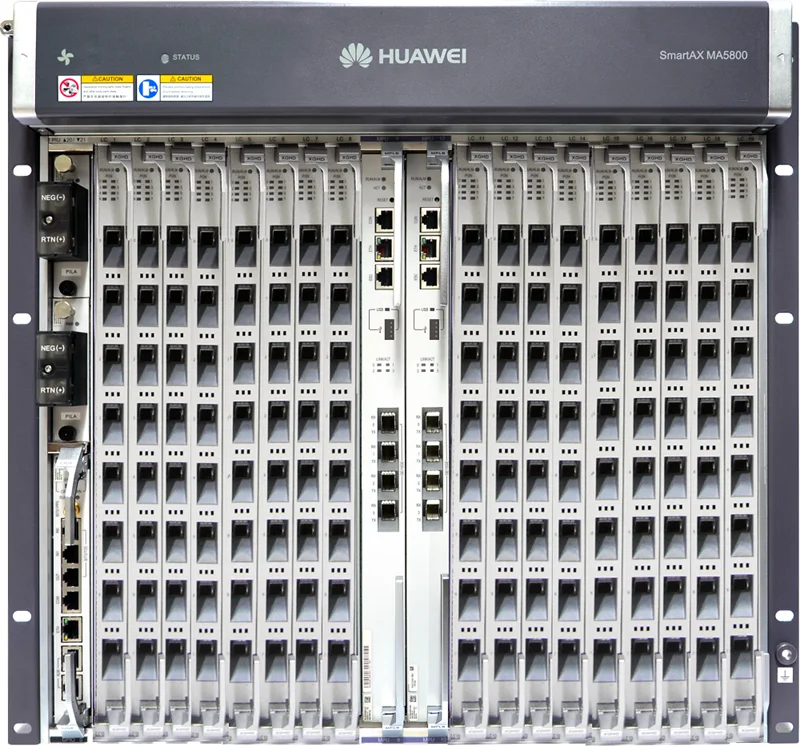 MA5800-X17 Fiber Optic Equipment Supports Third-Party GPON & XGSPON ONU-boxintelecom