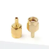 Hot Sale Straight RF Connector Rf Coaxial Connectors With S-MA Male Plug Connector