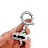 Hot Dip Galvanized Fiber Optic Metal Cable Hook Overhead Power Line Hardware C Type Alumin