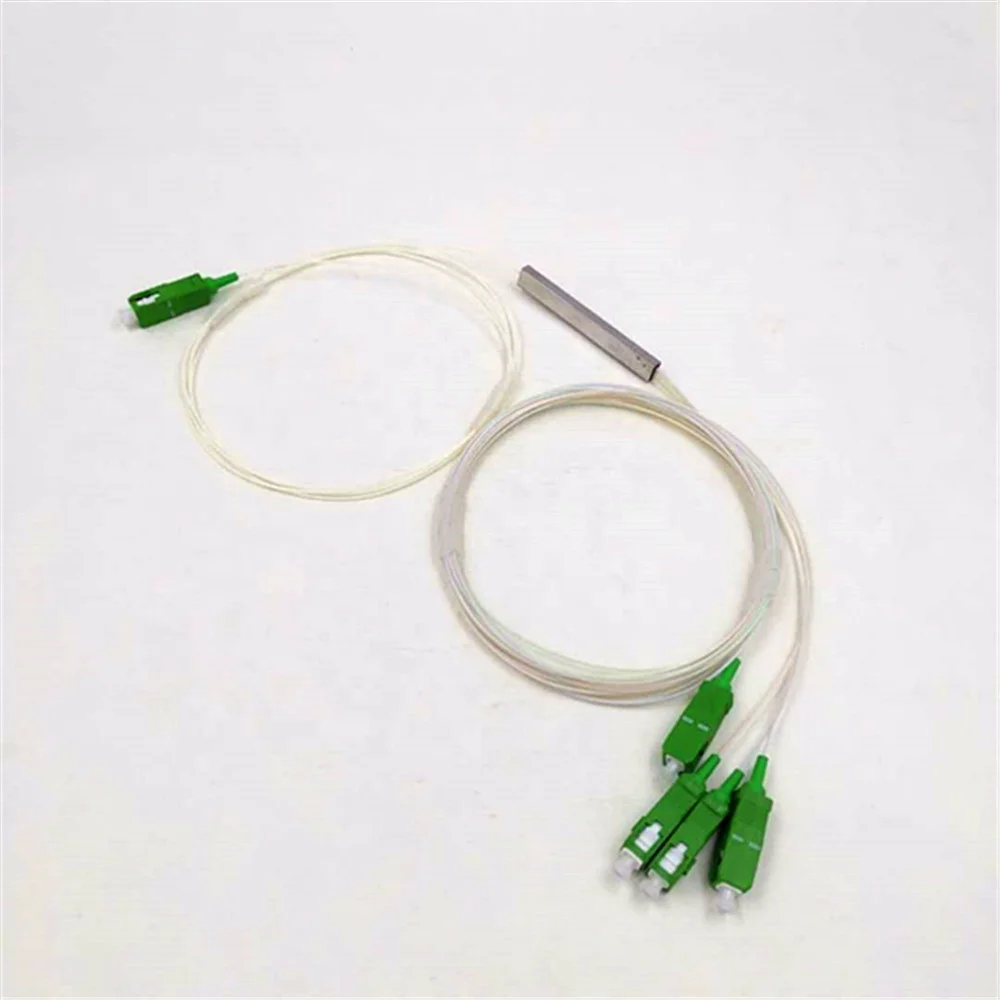 1x2 1x4 1x8 1x16 1x32 1x64 Mini Package FC/SC/ST/LC Connectors Sm 0.9mm Cable Mini Optical Fiber Optic PLC Splitter