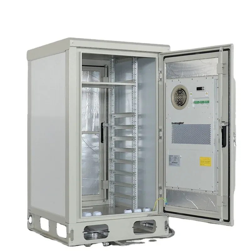 Intelligent 4/5G Base Station Outdoor Equipment Cabinet Single Cabin Communication Power Steel Cabinet Aluminum Composite Panel-boxintelecom