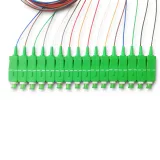 Mini Type FTTH 1*16 Fiber PLC Splitter Low Insertion Loss SC/APC 1M 1.5M 2M  Module Type P