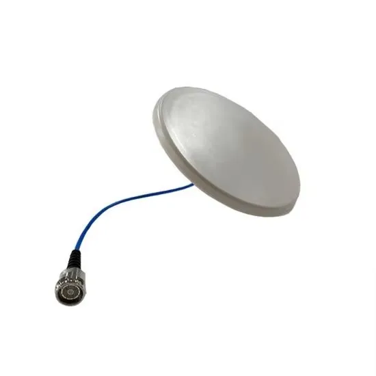 50W High Gain 600-6000MHz SISO Slim Omni Ceiling Antenna With -153dBc Low PIM for 5G Proje