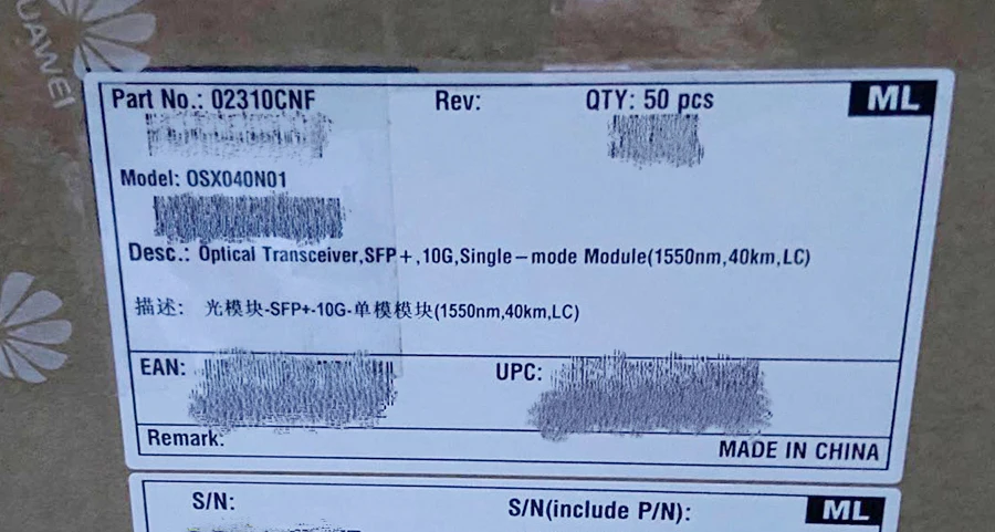 Best Price 10Gigabit SFP+ Optical Transceiver Module 02310CNF OSX040N01 3