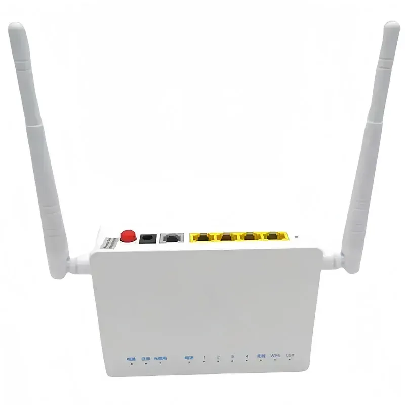 F663NV9 GPON ONT Routers 2GE 2FE 1USB 1TEL External Antenna WiFi Modem VLAN Support English Version 2.4G FTTH XPON ONU-boxintelecom