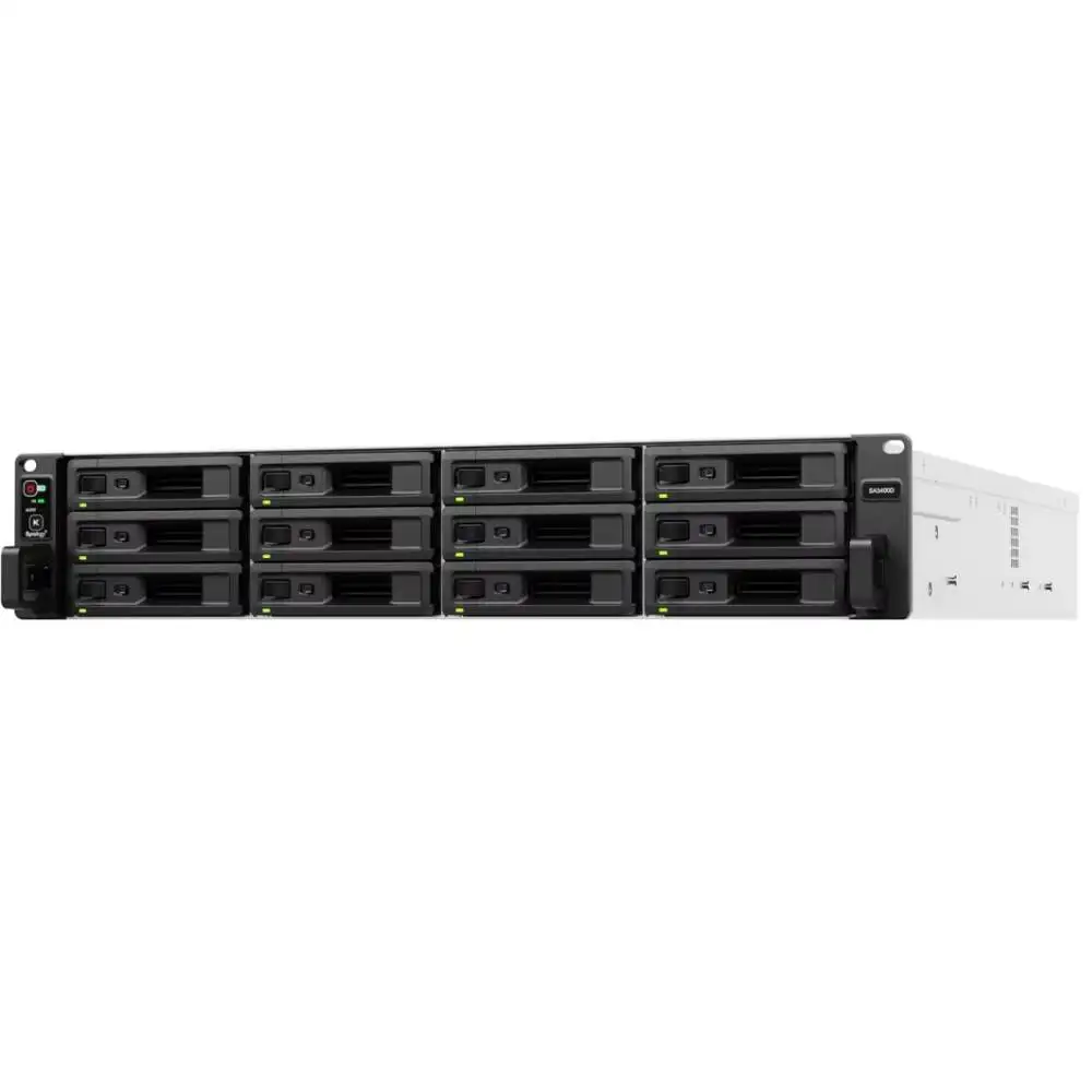 High Availability Synology SA3400D 12-Bay Active-Passive Enclosure with Dual Controllers N