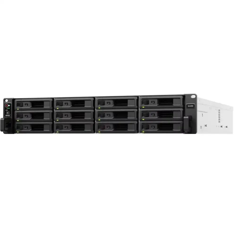 High Availability Synology SA3400D 12-Bay Active-Passive Enclosure with Dual Controllers N