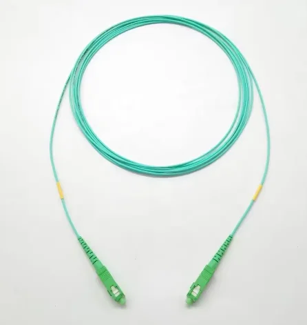 APT Factory  Price  Fiber Optic Jumper Fiber Optic 1.6mm 3.5m  Om3 Simplex Aqua Fiber Optic Patch Cord sc Apc to sc Apc-boxintelecom