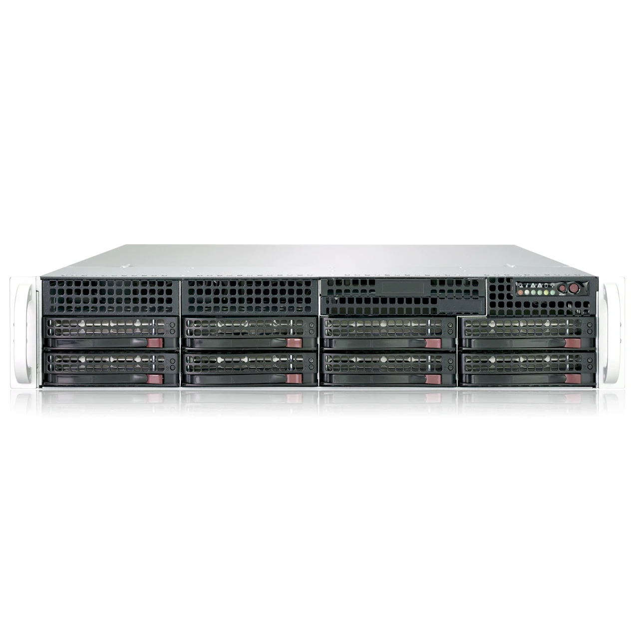Super Micro 2U 825TQC-R740LPB Server Case2U Rack 12Gbps 8Bay Dual Power