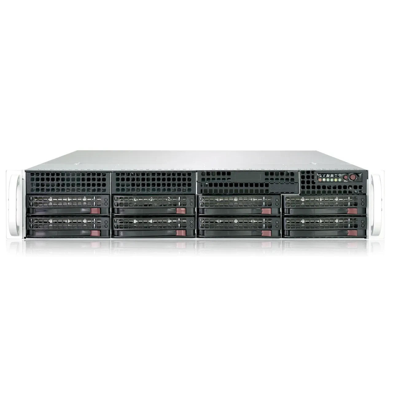 Super Micro 2U 825TQC-R740LPB Server Case2U Rack 12Gbps 8Bay Dual Power