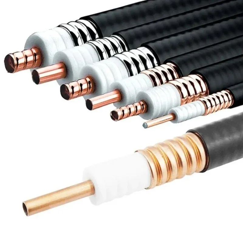 Telecom RF 1/2" Coaxial Cable Bare Copper 50-12 1 2 Feeder Cable Resistance Meterscable