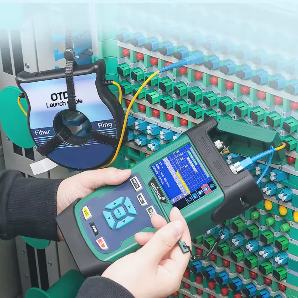 FTTH Optical Product Fiber Optic Tool SC/APC-SC/APC SM G652D 300M OTDR Launch Cable Ring-boxintelecom