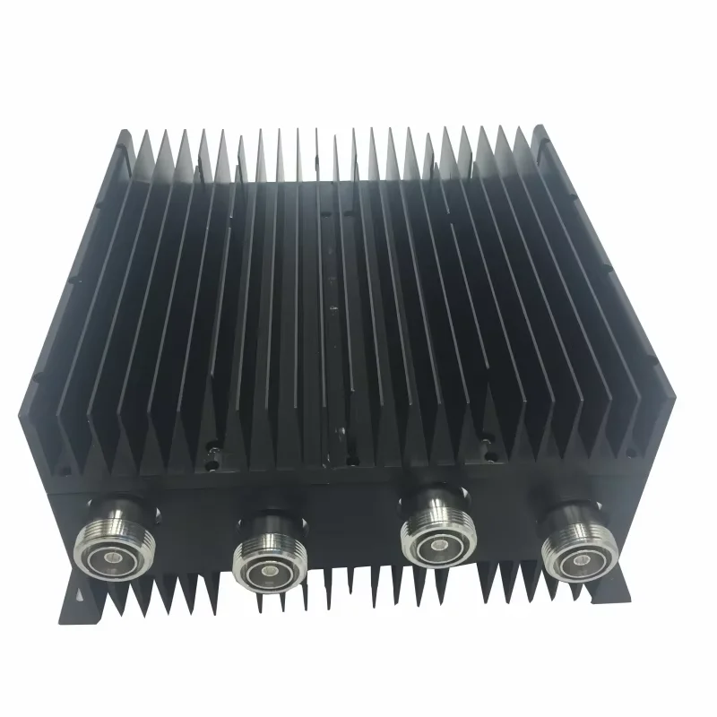 RF 4 Way Power Combiner 698-2700MHz, DIN Type, Low Pim -150dBc 4 in 1 Out Hybrid Combiner