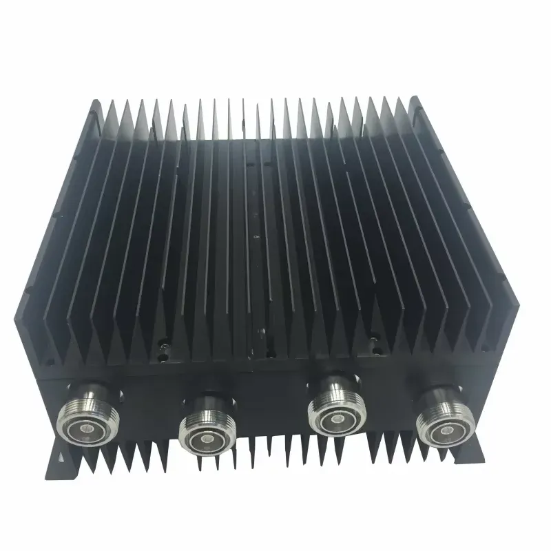 RF 4 Way Power Combiner 698-2700MHz, DIN Type, Low Pim -150dBc 4 in 1 Out Hybrid Combiner
