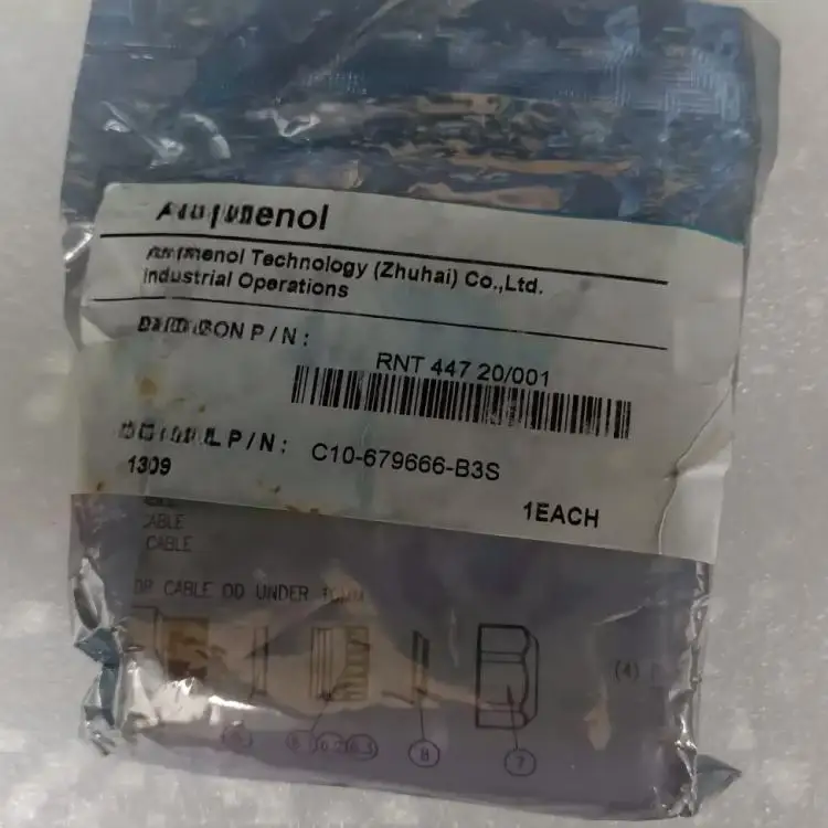 RNT 447 20/001 DC Plug Connector RNT44720/001 for RRU Power Connection Amphenol C10-679666