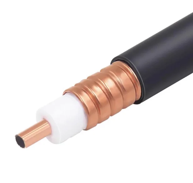Corrugated Coaxial Cable Rf Feeder 7/8 Lcf Cable Popular Product 50ohm Telecommunication 1/2"