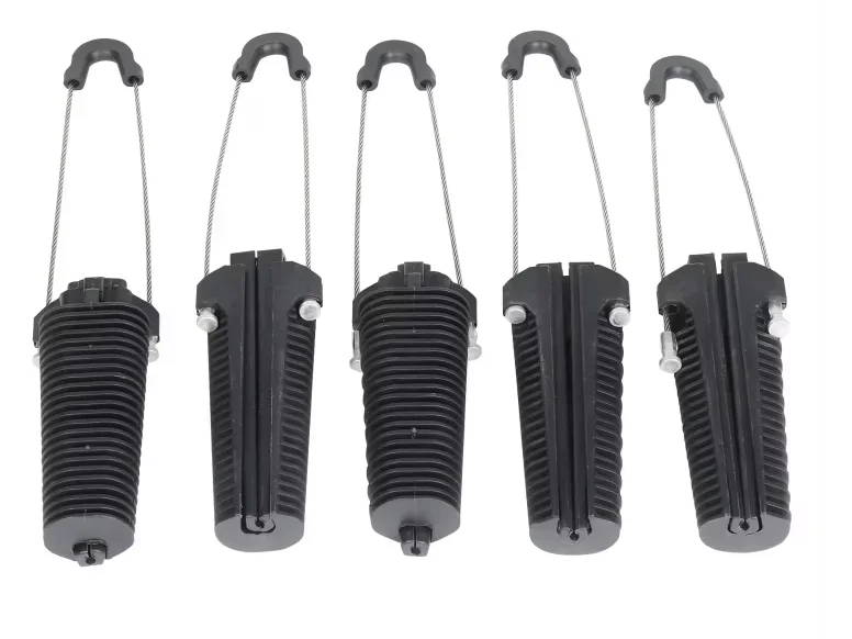 Anchoring Tension  Dead End Tension Clamp Anchor Clamp Wedge Type Suspension Tension Clamp for ADSS Cable-boxintelecom