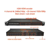 4 8 16 24 Channels H264 H265 H.265 CATV Headend IPTV HD MI IP Live Streaming Video Encoder