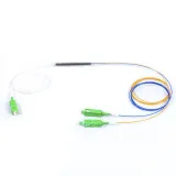 Mini 1M/1.5M 0.9mm PLC Optical Splitter 1x2 1x4 1x8 1x16 Fiber Splitter for G657A1 1260-16