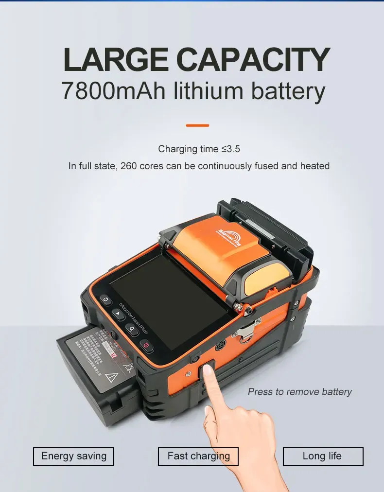 Optical Fiber Fusion Splicer Ai9 Fiber splicer fiber optic Ai-6c Ai 9 Ai9 Ai-9-boxintelecom