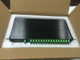 1x2 1x4 1x16 1x32 1x64 Fiber Optic Cable PLC Splitter 1U 19\" Rack Mount SC/APC Singlemode