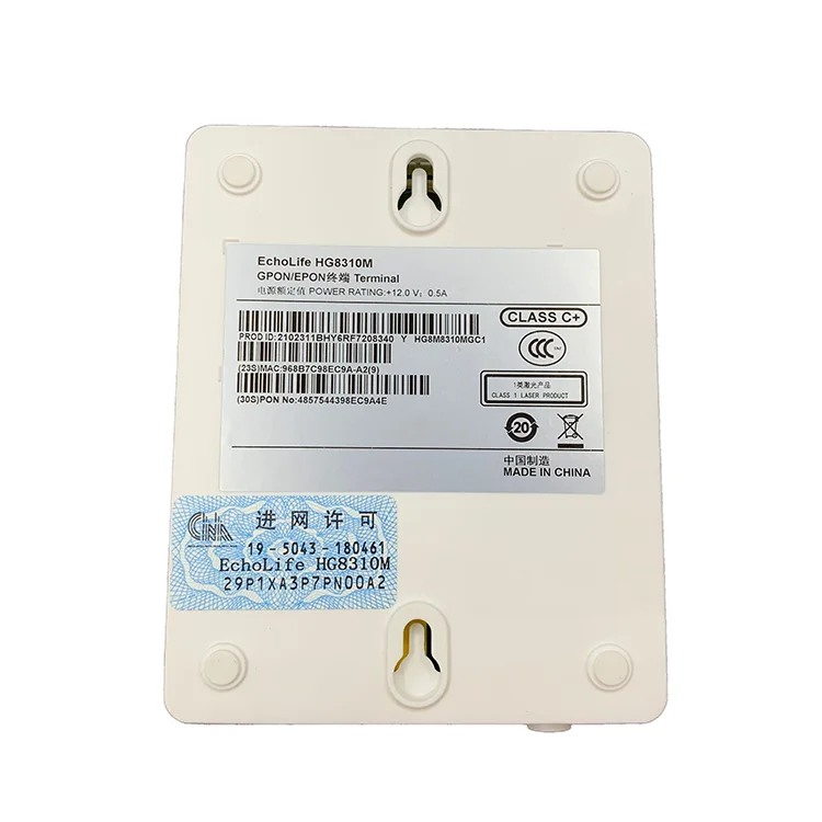Singe Port Onu ONT Hg8310m Xpon 1ge V015 V017 Mini Onu EchoLife HG8310M GPON Epon Xpon  ONU