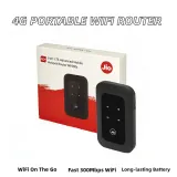 4G LTE Mini WiFi Router with Firewall Portable 2100mAh Battery LCD Screen MIFI Modem