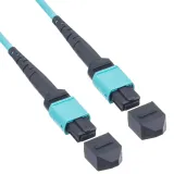 100G MPO-MPO OM3 Fiber Optic Patch Cable, 8-Core Multimode High-Speed Jumper for Data Cent