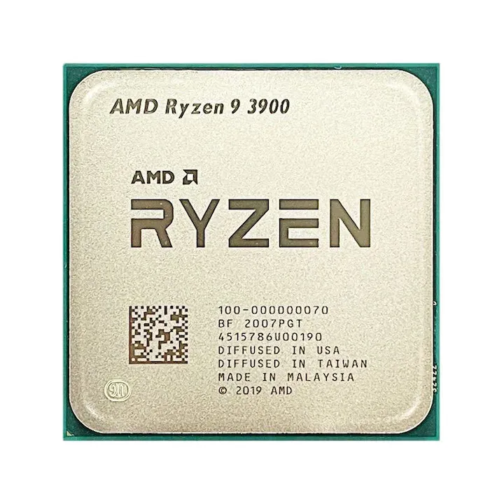 CPU AMD R'yzen 9 3900 3.1 GHz Twee-Core 24-Thread CPUs Processor 7NM R7 3700x R9 3900X 3950X Socket AM4-boxintelecom