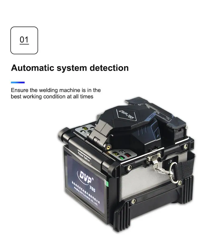 New Design Splicer Machine Optical Fiber fusion Optical Fiber fusion Splicer Power Meter and Vfl Optic Fiber fusion Splicer