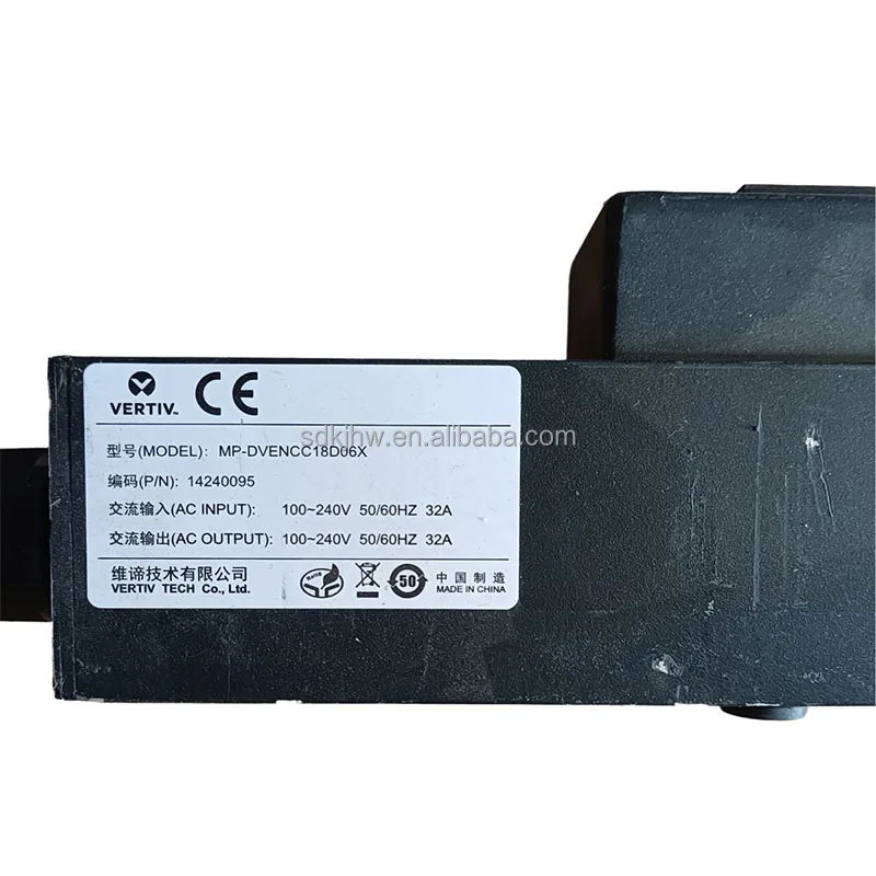 Vertiv Power Distribution Unit Socket AC 1p 1u Rack Mount Single Phase MP-DVENCC18D06X 14240095 PDU for Cabinet Data Center 4