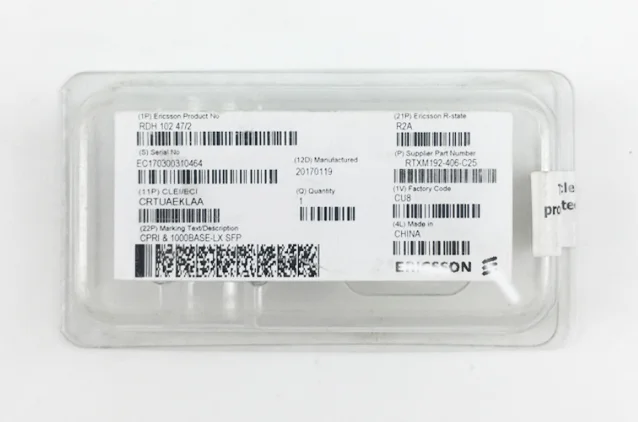 Compatible RDH 102 47/2 SFP Transceiver 1000BASE - LX 1310nm 10km SMF LC DOM for